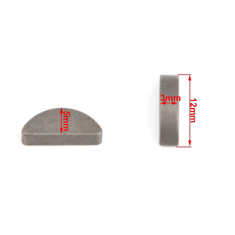 Clé de fusée Woodruff Standard, 4 pièces/lot, pour Mini Moto 47cc 49cc, Dirt Bike, Minimoto ATV Quad