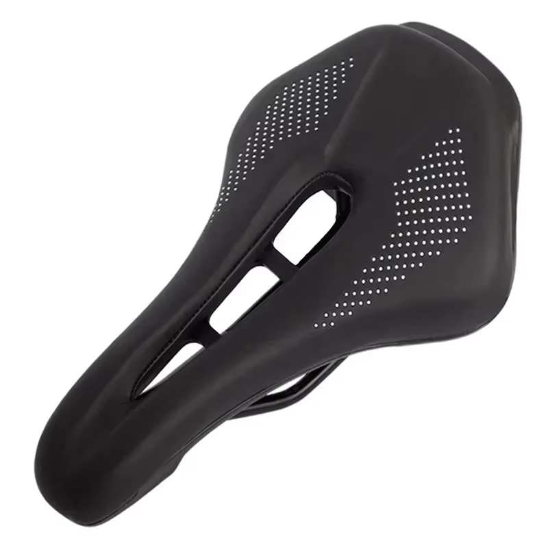Selle de vélo siège route Rails en acier VTT coussin pour hommes antidérapant souple en cuir PU rout
