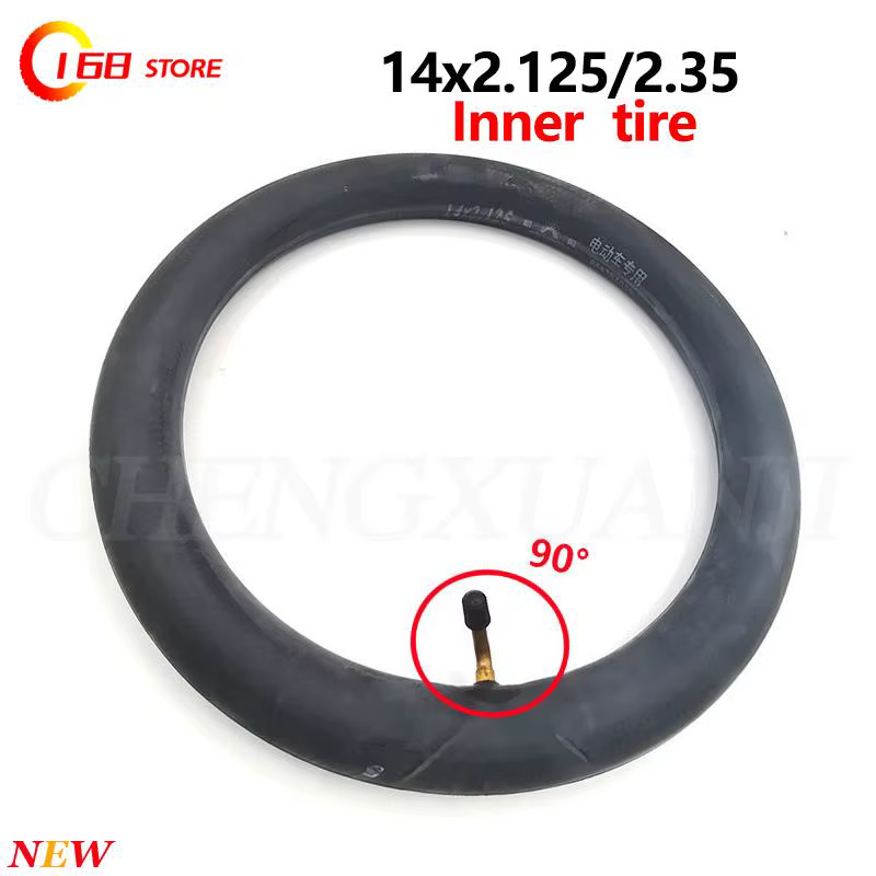 Pneu de roue de 14 pouces 14 x 2.125 / 54-254 avec chambre à air compatible avec de nombreux scooter