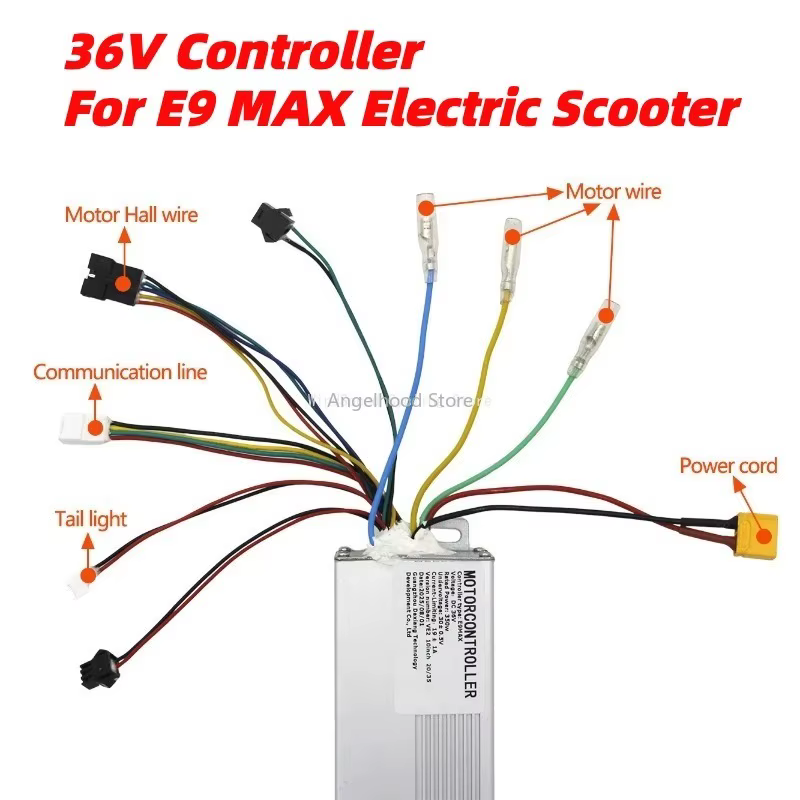Contrôleur 36V pour trottinette électrique E9 MAX, version Bluetooth, carte mère, accessoires de rem