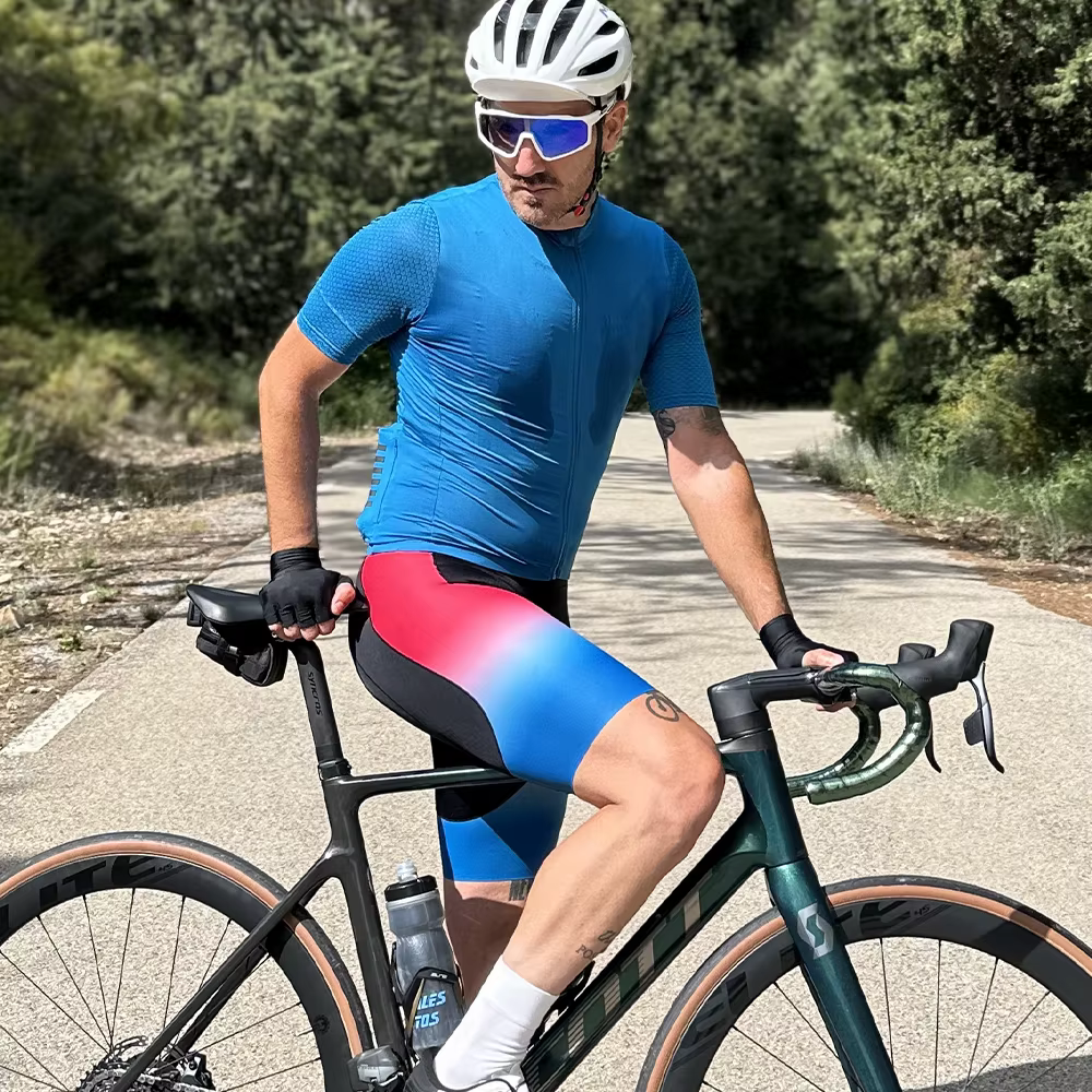 Ykywbike Cuissard de cyclisme pour homme Cuissard de vélo sans couture 7 heures de vélo de route Rem