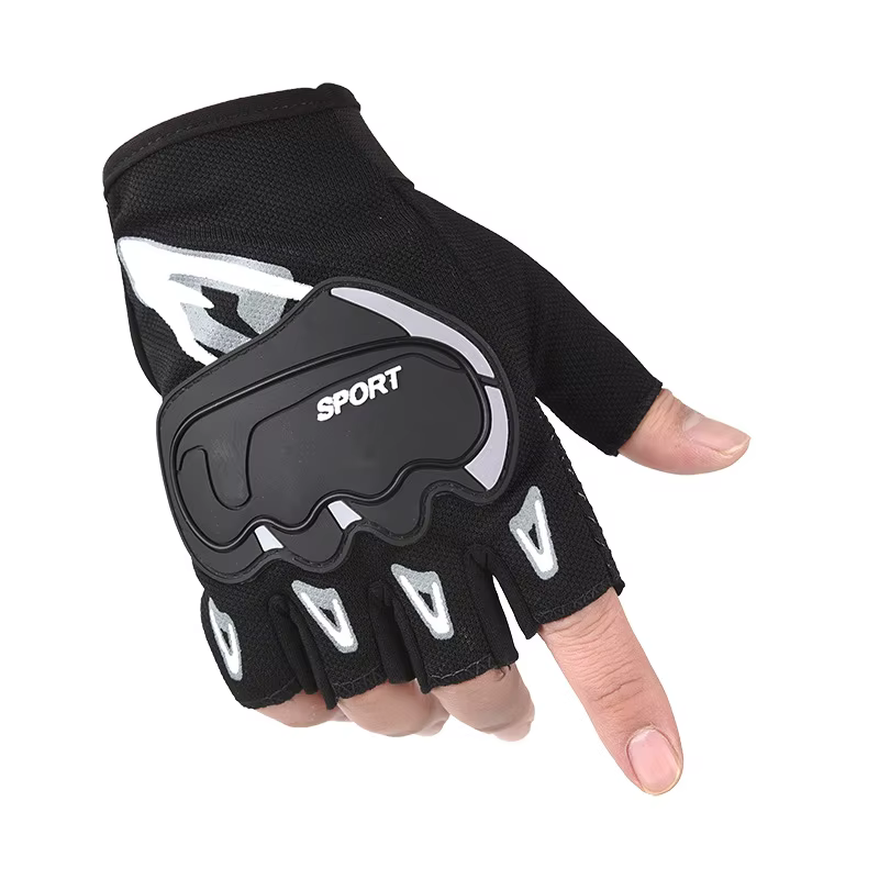 Gants de sport demi-doigts unisexes, antidérapants, pour cyclisme, équitation, tactiques, respirants