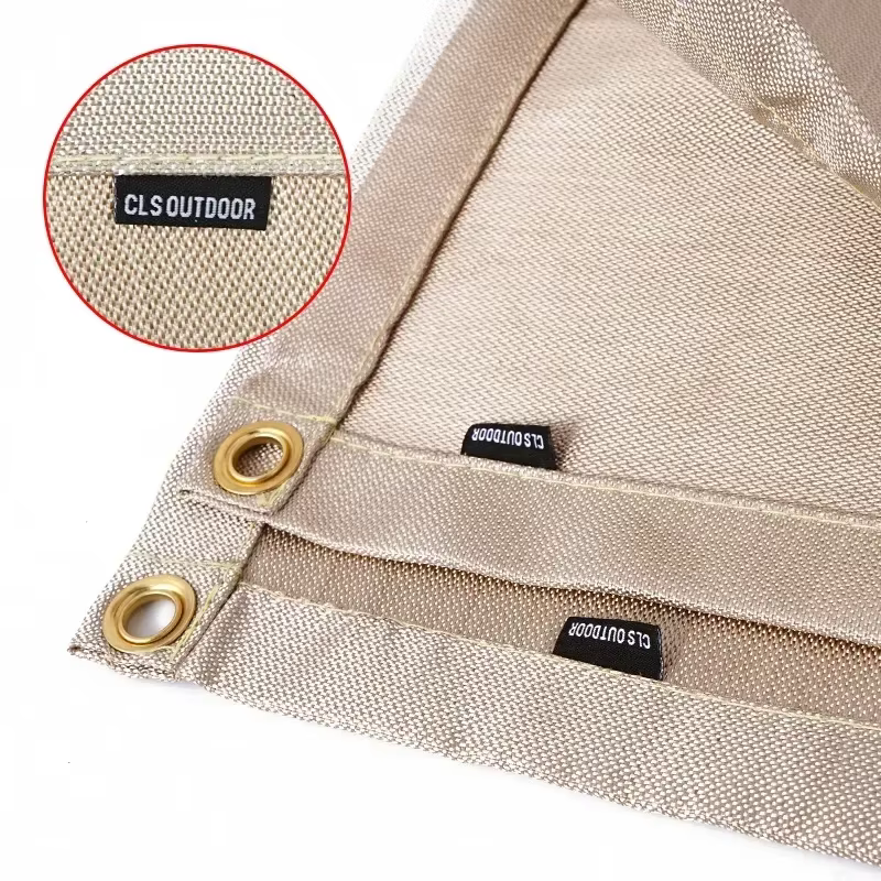 Nouveau Camping en plein air tissu ignifuge pique-nique Barbecue tapis isolant ignifuge haute tempér