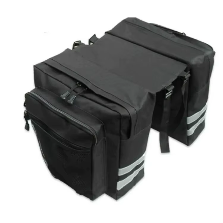 Sac de Transport Vélo pour Porte-Bagages Arrière, Sacoche de Selle Double Côté, Sac de Vélo Durable