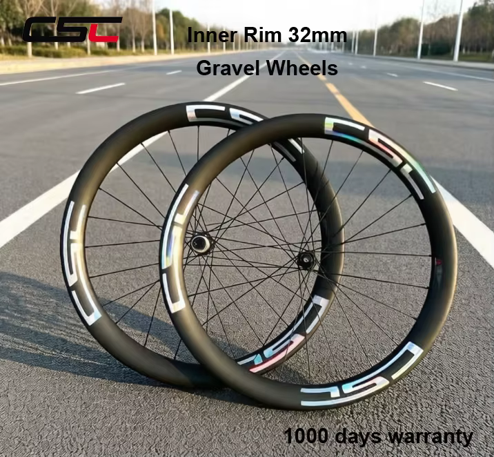 Nouvel article CSC 2026 – Roues de vélo de gravier en carbone, largeur de jante intérieure 32 mm, 36