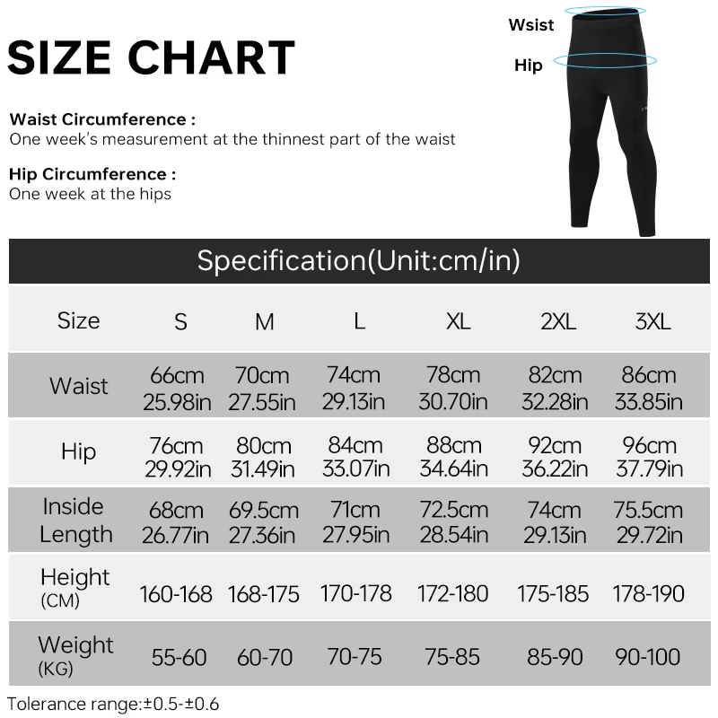 X-TIGER pantalons de vélo pour hommes hiver collants de vélo de montagne chauds avec poches arrière