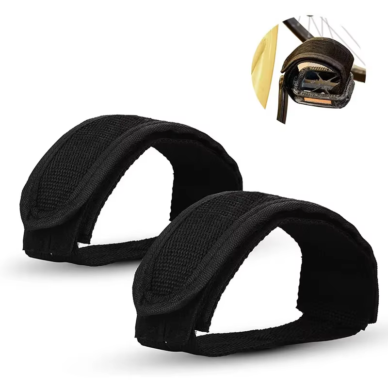 1 paire de sangles de pédale de vélo réglables, support en Nylon pour équipement fixe/route/vtt, cei