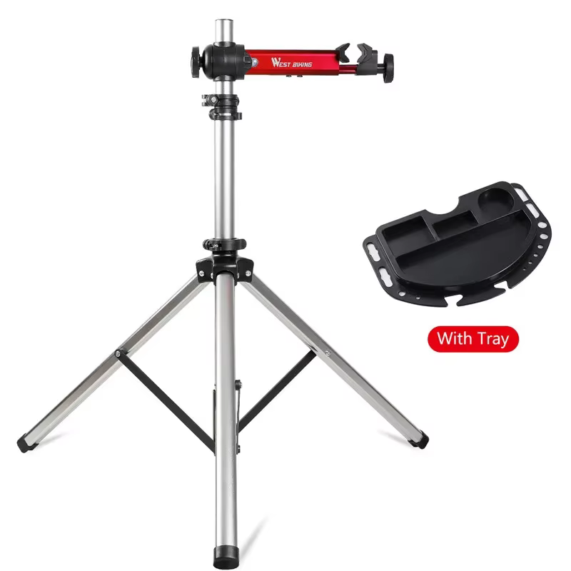Support de réparation de vélo WEST BIKING, réglable, pliable, en alliage d'aluminium, pour VTT et vé
