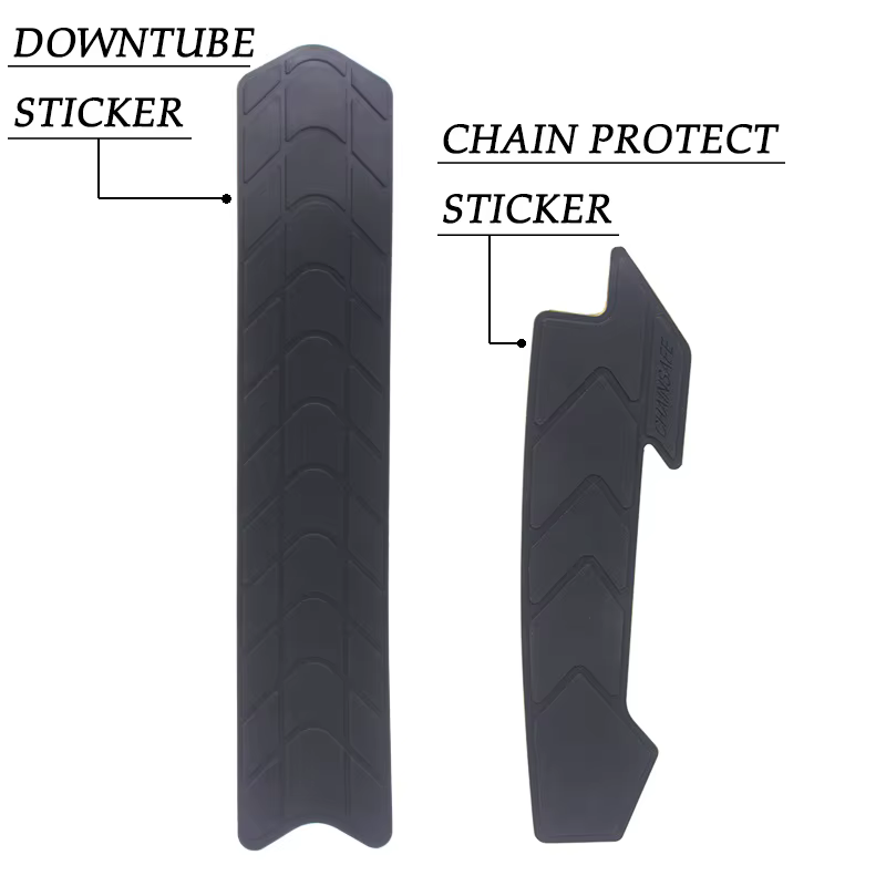 Autocollant anti-rayures en silicone pour cadre de vélo de route et VTT, protection du tube alertes 