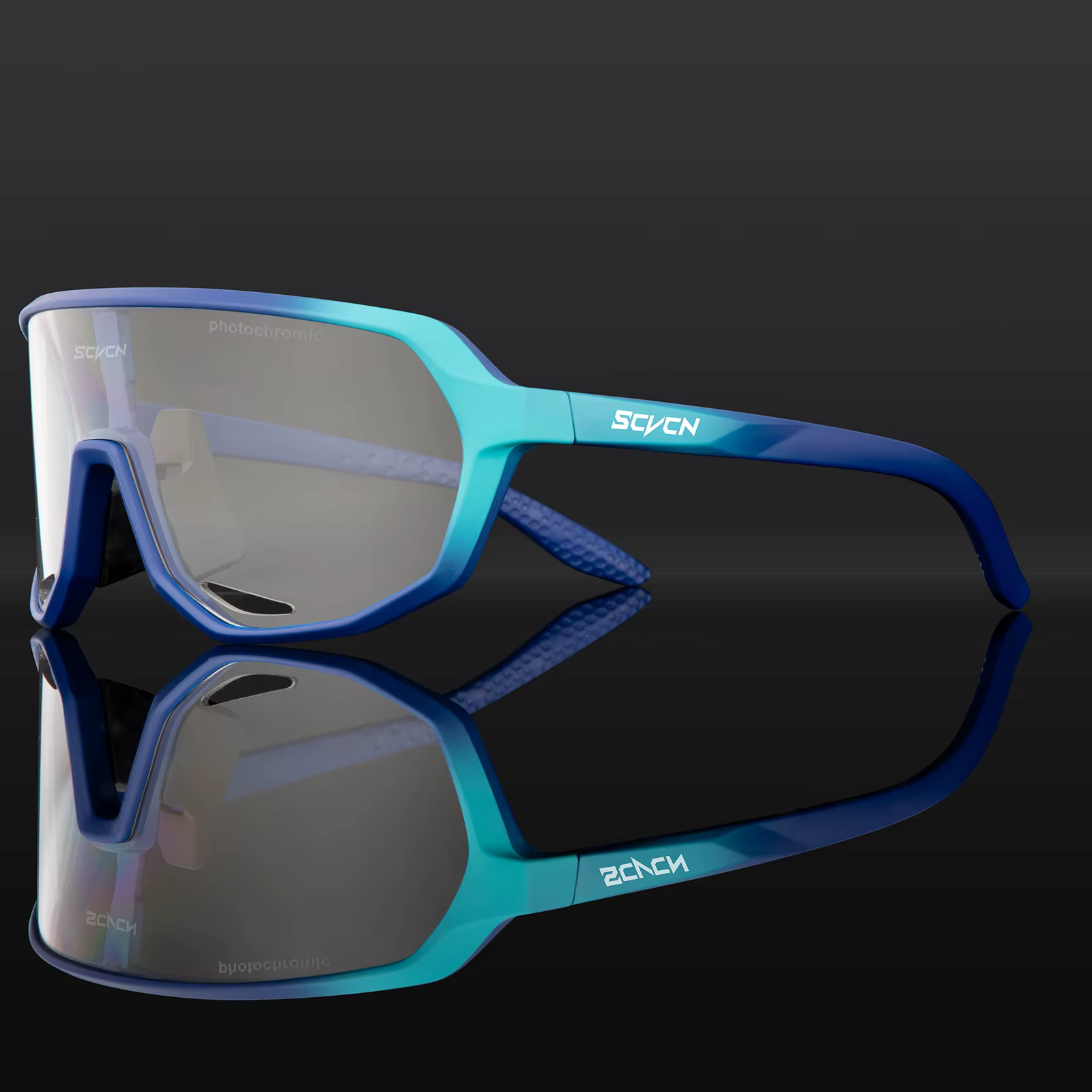 SCVCN lunettes de soleil de cyclisme photochromiques lunettes de cyclisme UV400 lunettes de vélo spo