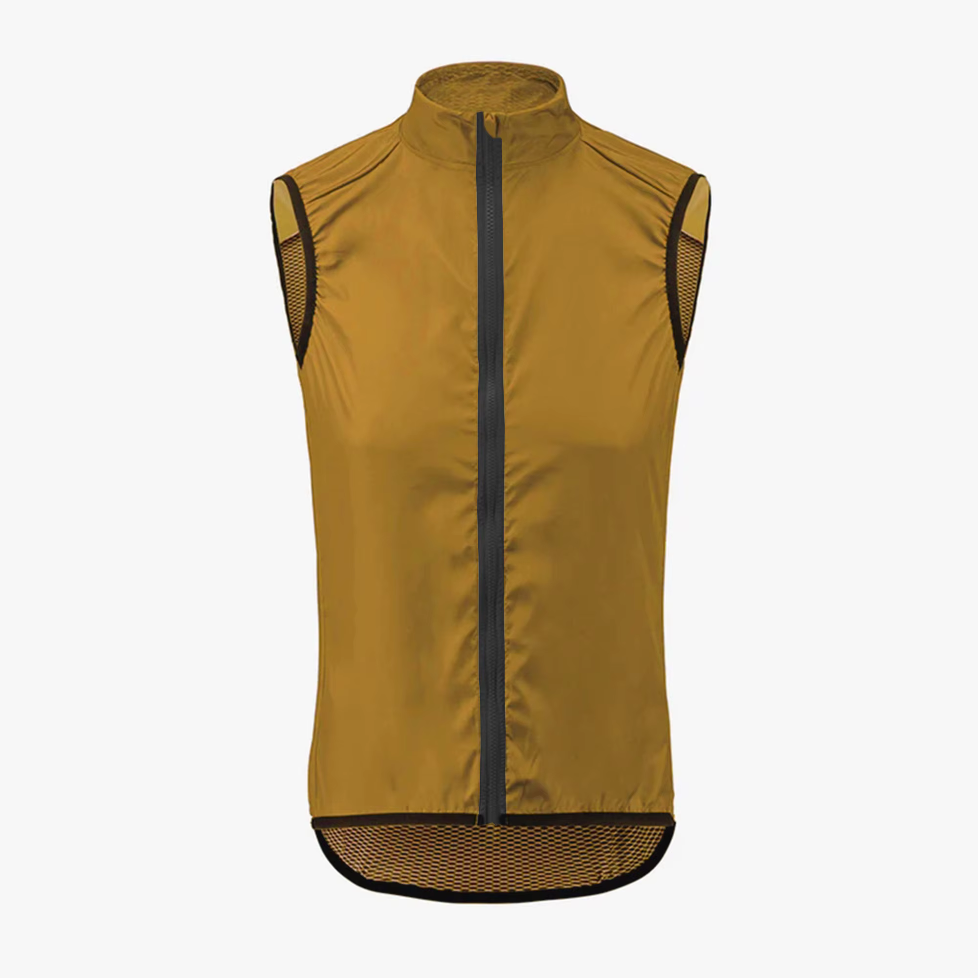 Veste de cyclisme imperméable, coupe-vent, respirante, avec manches ouvertes, légère, durable, doubl