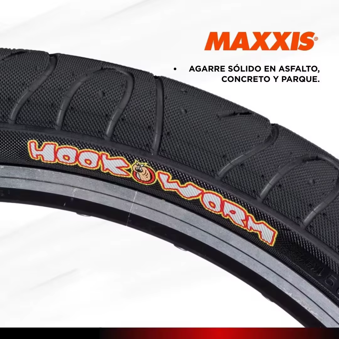 Pneu de vélo MAXXIS Hookworm 26x2.5, pneu à talon métallique pour BMX, pour Street, Park, Vert, Flat