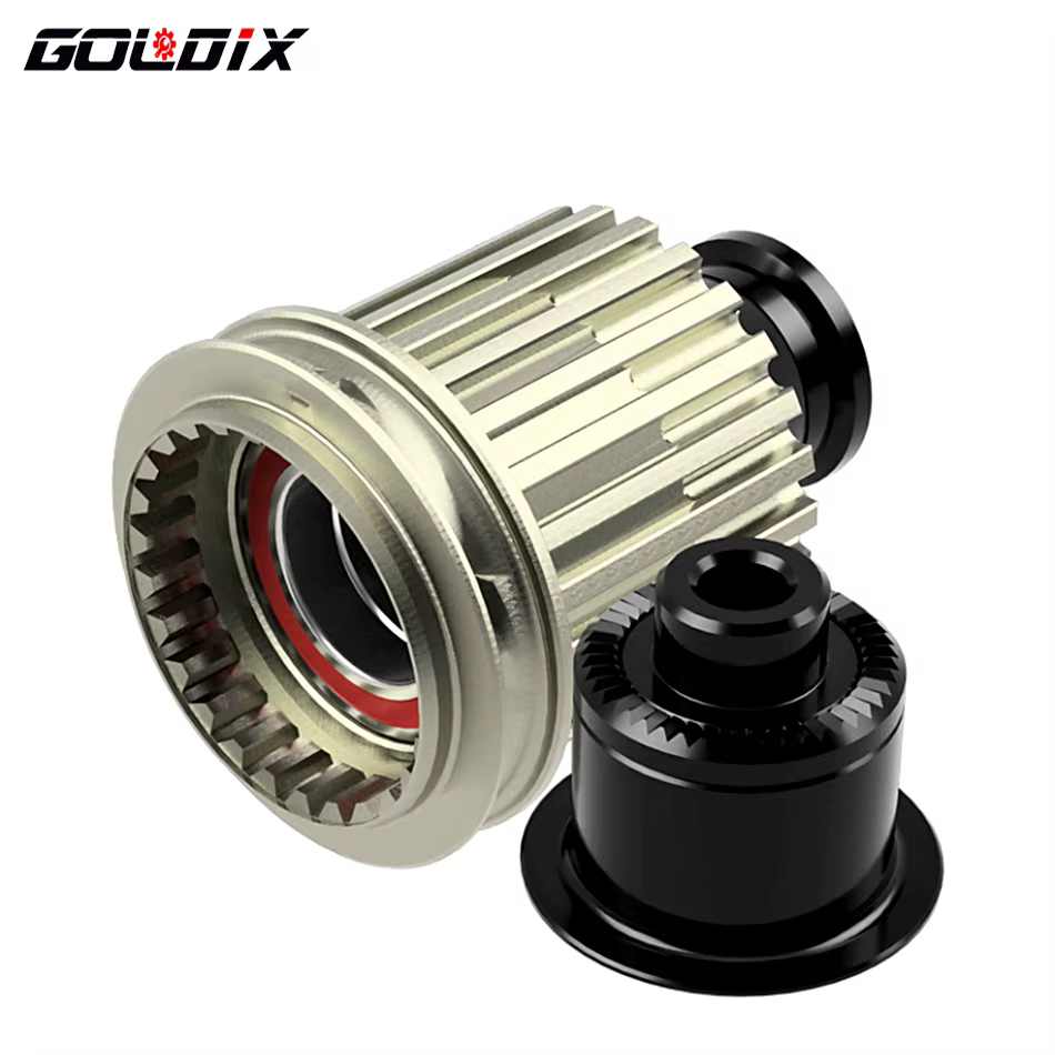 Adaptateur de moyeu de vélo GOLDIX avec embout QR/THRU corps de moyeu de vélo HG/XD/MS pour moyeu li