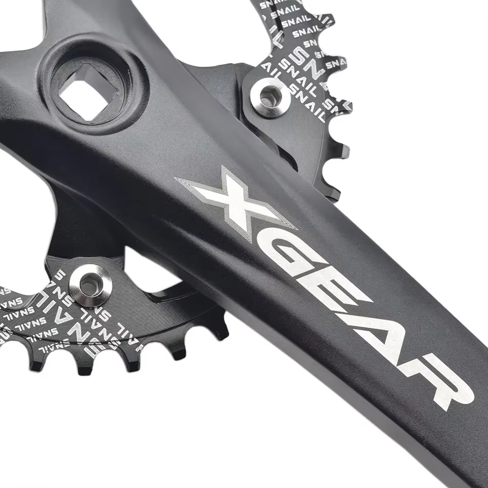 GOLDIX – pédalier de vélo à trou carré 104BCD, plateau unique forgé en alliage d'aluminium, longueur