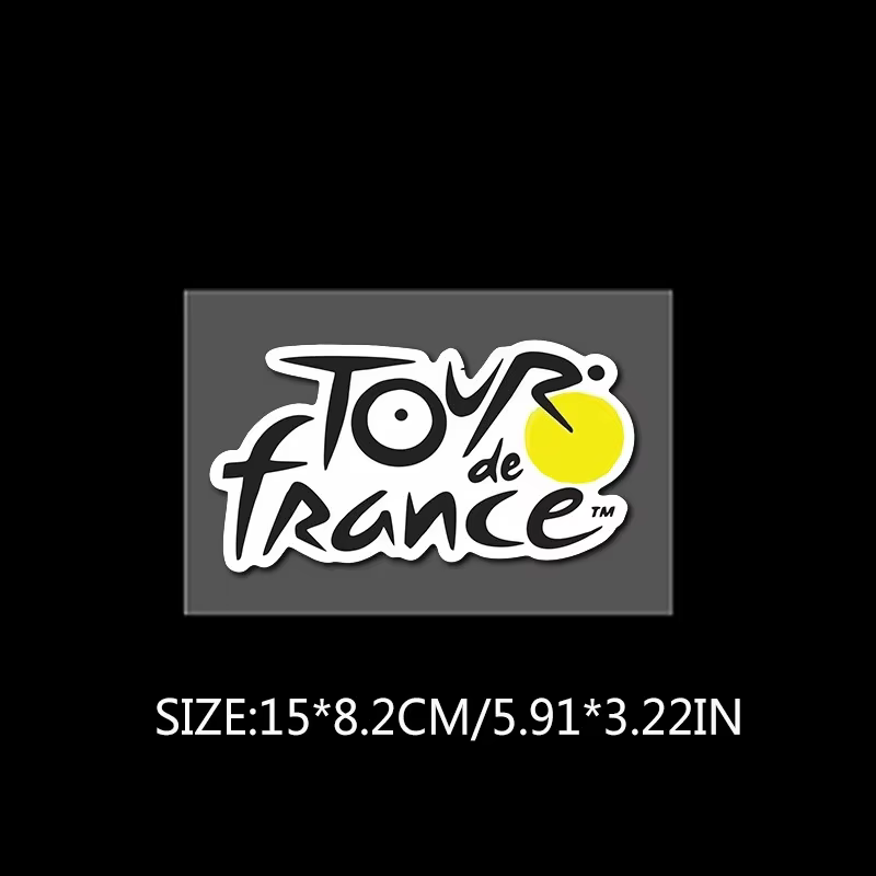 Autocollant logo Tour de France pour vélo de route et VTT, imperméable, casque personnalisé