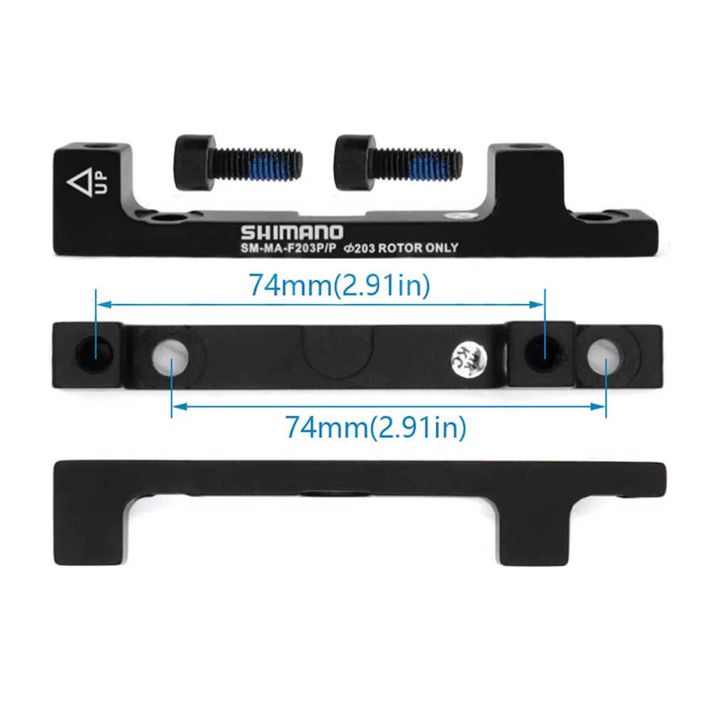 SHIMANO – adaptateur de frein à disque d'origine PM A, support de frein à disque pour Rotor 180mm 20