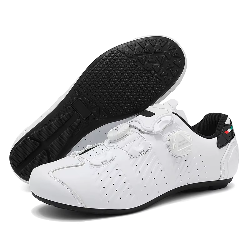 Chaussures de cyclisme pour vélo d'autoroute, chaussures de cyclisme pour VTT respirantes et résista