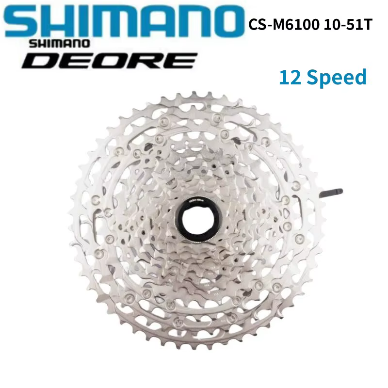 Shimano Deore série Cassette M6100 12 vitesses pignon de Cassette 10-51T CS pour VTT pièces d'équita