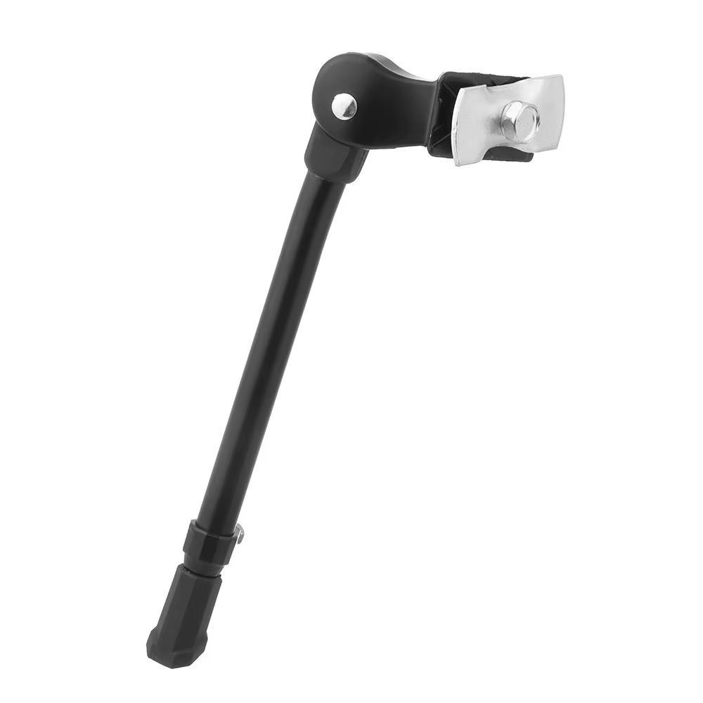 Pied en alliage réglable pour vélo, béquille de pied, accessoire de vélo de montagne, noir, argent, 