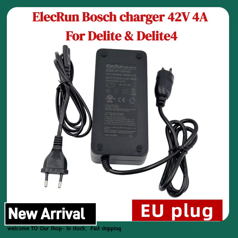 Chargeur 42V 4A pour batterie de vélo électrique Bosch Delite, Active & Performance Line 36V – Charg