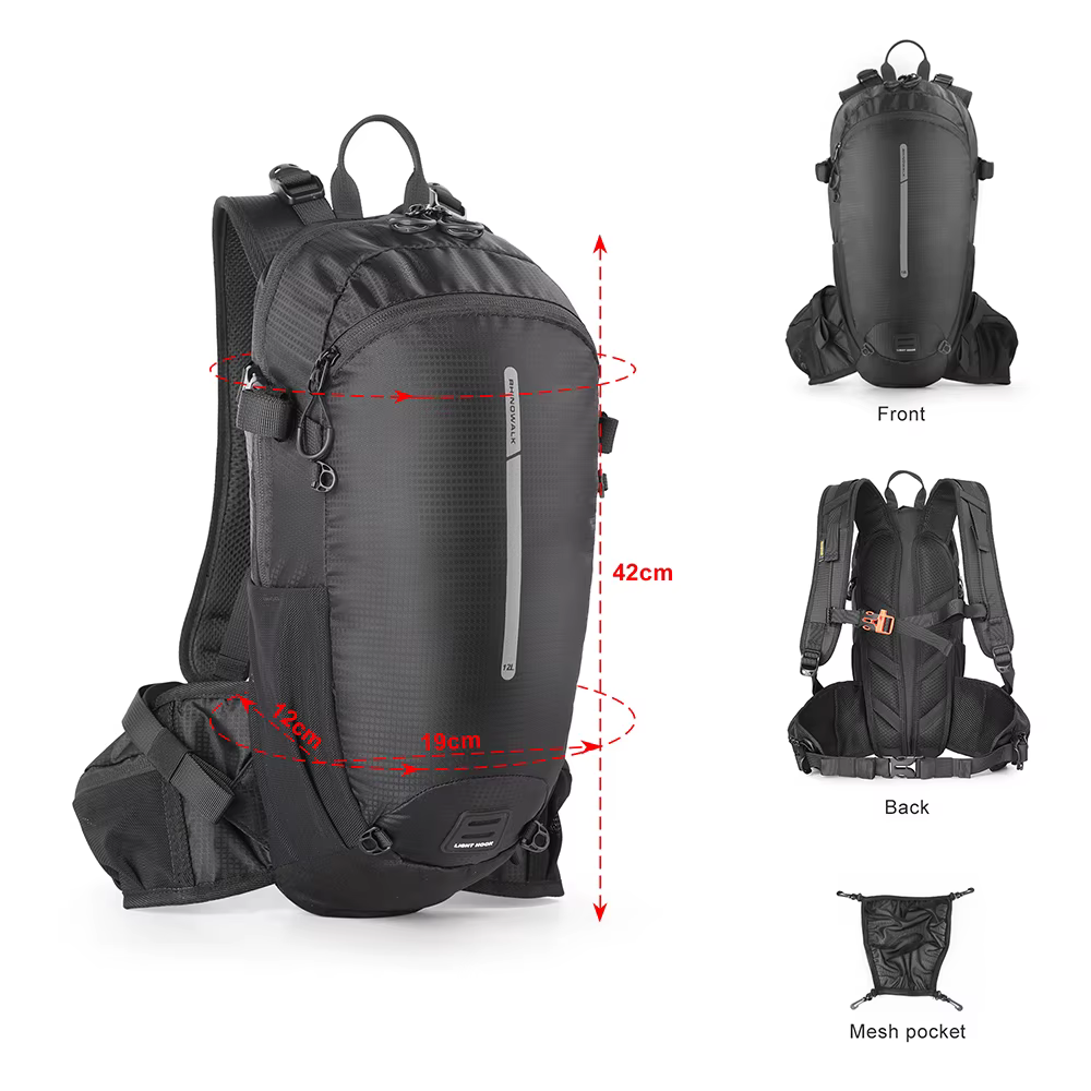 Rhinowalk sac de vélo 12L sac à dos de cyclisme vélo multifonctionnel Sport de plein air escalade ra