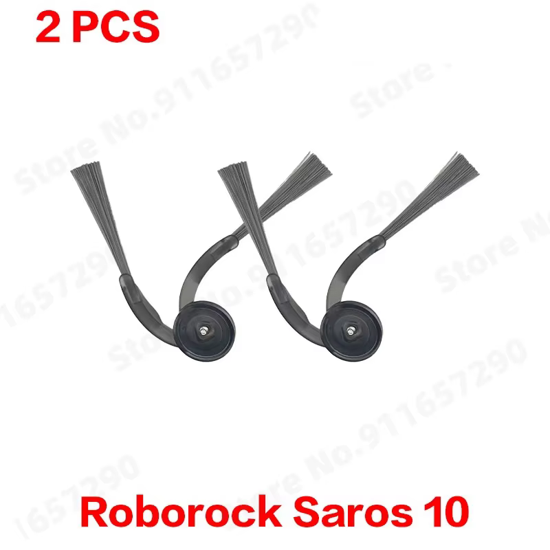 Accessoires pour Roborock Saros 10 : brosse principale, brosse latérale, filtre HEPA, chiffon de net