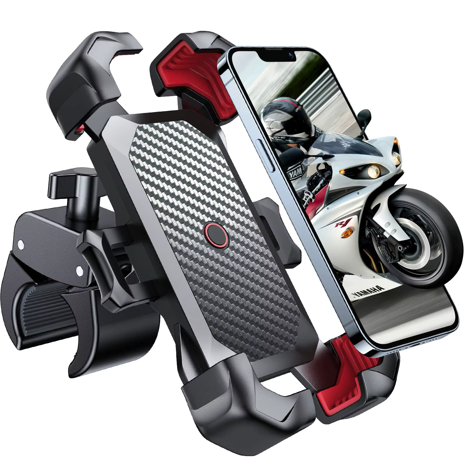 Joyroom-Support de téléphone portable antichoc pour vélo et moto, vue à 360 °, support de téléphone