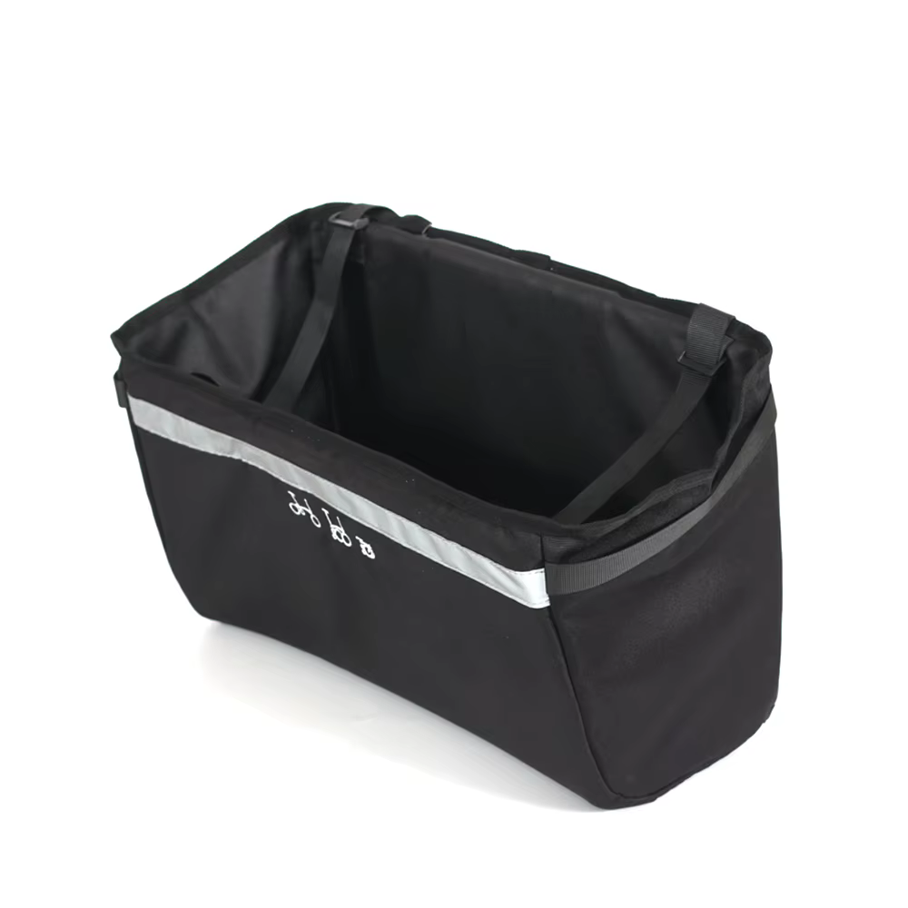 Sac de rangement avant avec support rapide, panier à légumes pour vélo pliant Bromsilice, sac intern