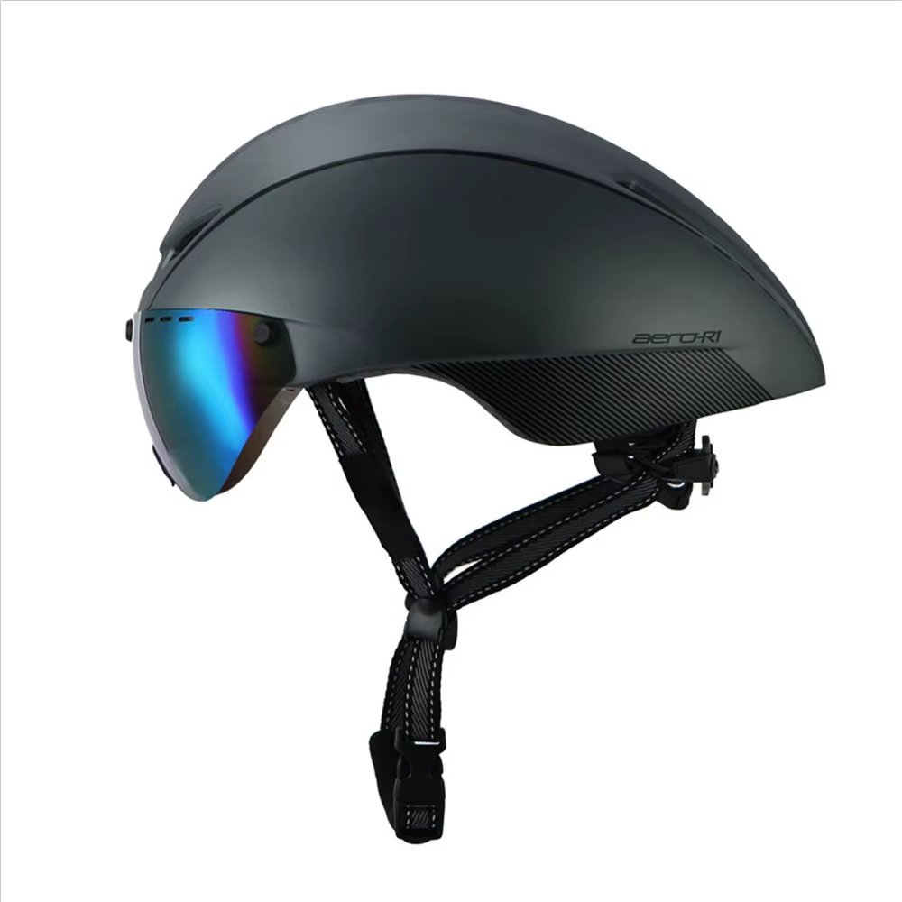 Nouveau YUMAJ TT casque lunettes Aero route casques de vélo course cyclisme vélo sport casque de séc