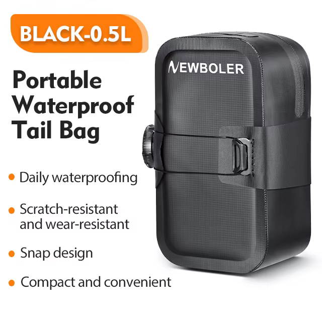 NEWBOLER Mini sac de selle de vélo léger, petit sac de vélo de 1L, sacs multifonctions portables, sa
