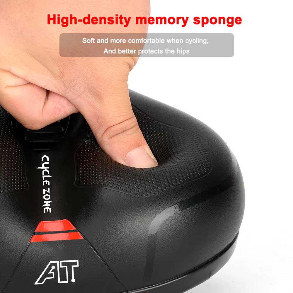 Selle Creuse Respirante de Vélo de Route et VTT pour Homme et Femme, Absorbe les Chocs, Confortable,