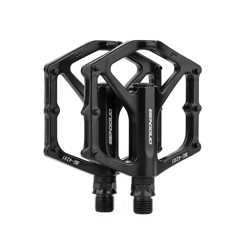 Pédales de vélo haut de gamme de 9/16 pouces, pédale plate professionnelle pour vélo de montagne et 