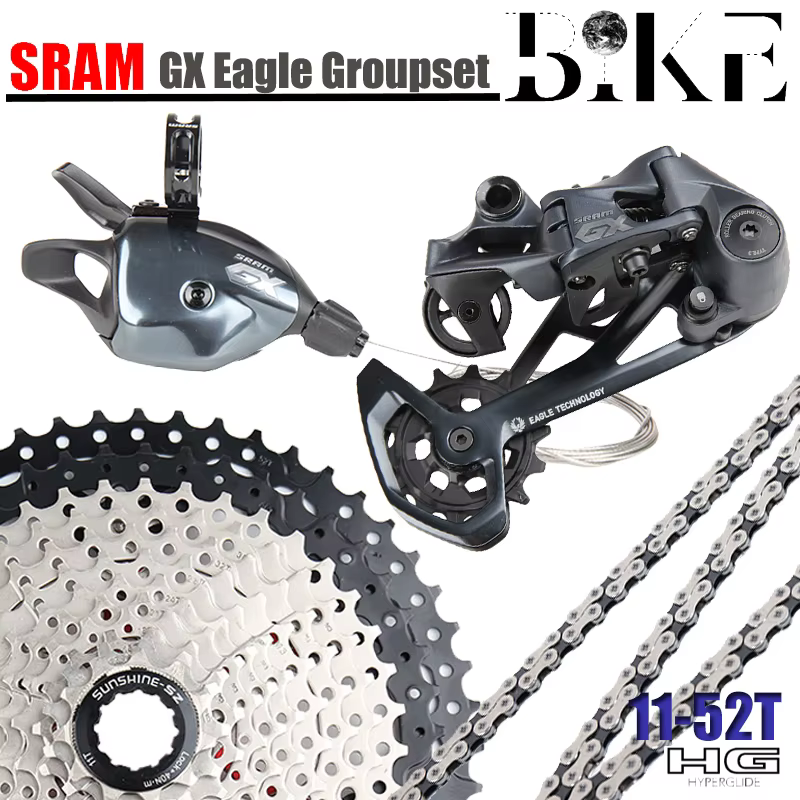 SRAM – ensemble de vitesses GX Eagle, 12V, 11-52T HG, levier, dérailleur arrière, K7, chaîne, access