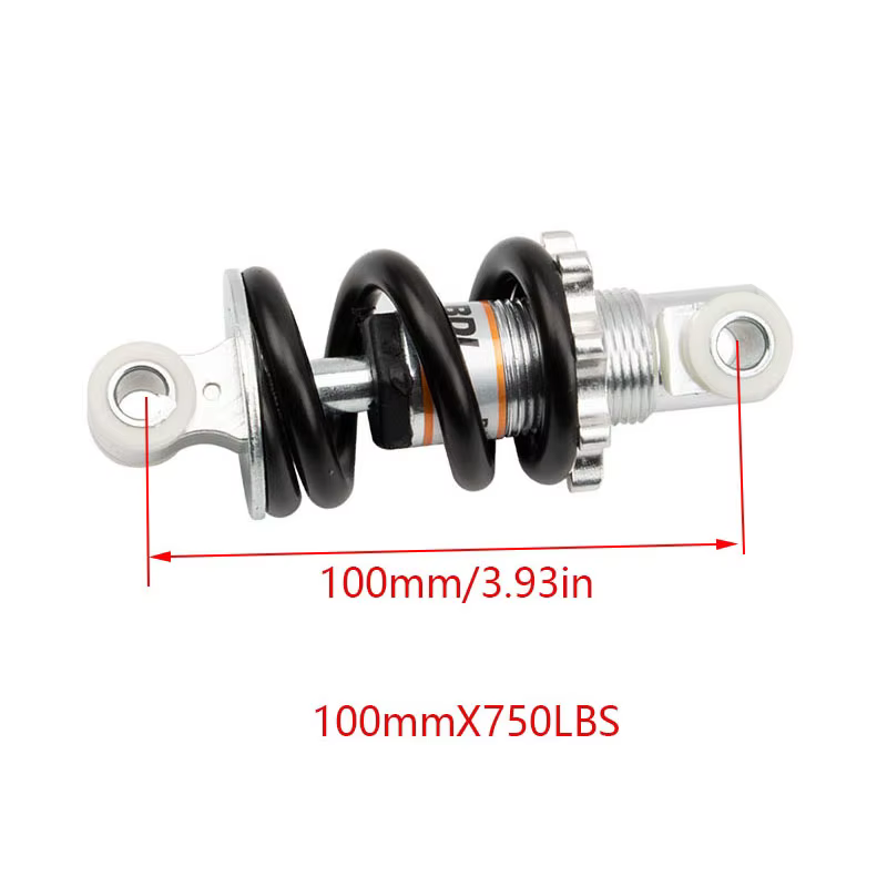 Amortisseur de suspension arrière, ressort, 100 mm/125 mm/150 mm/190 mm/200 mm, compatible avec la p