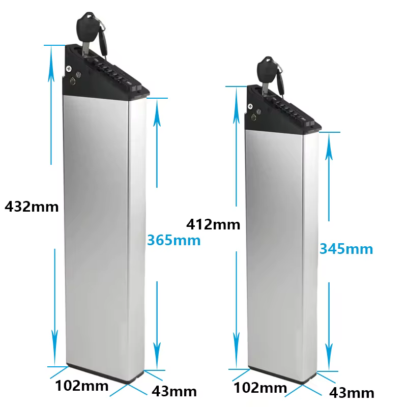 Batterie de vélo électrique pliante intégrée 36v 48v 10ah 12ah 14ah 17.5ah pour batterie de vélo éle