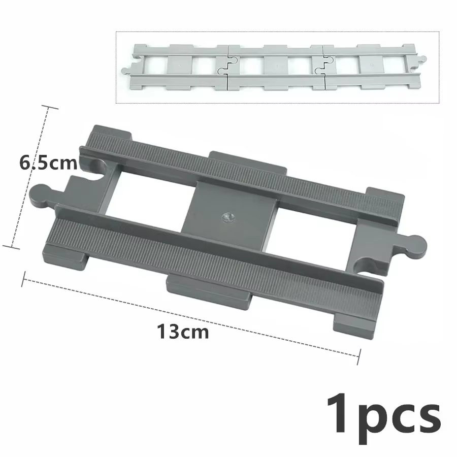 Accessoire de Transport de voiture de Train urbain, bloc de construction de Rail d'ameublement droit