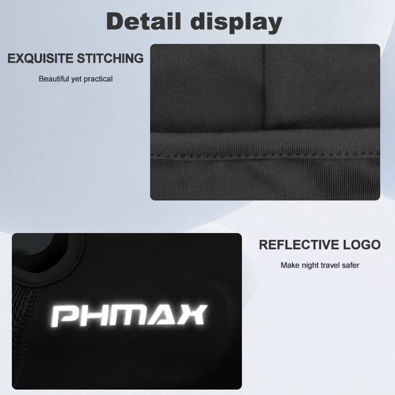 PHMAX Masque d'équitation de moto Protection contre le vent et la chaleur Masque complet respirant C