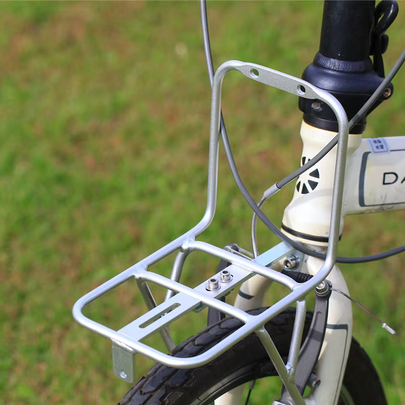 Porte-bagages avant pliable pour vélo de montagne, en alliage d'aluminium, robuste, capacité de char