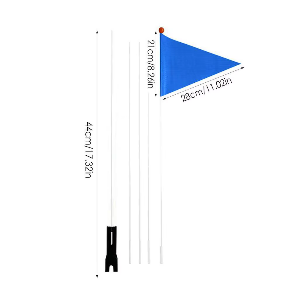 Drapeau de sécurité pour vélo de route et vtt, drapeau triangulaire de sécurité pour enfants avec su