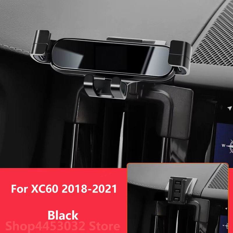 Support de téléphone portable pour voiture, accessoires pour Volvo XC60 2021 – 2018, Support GPS rot