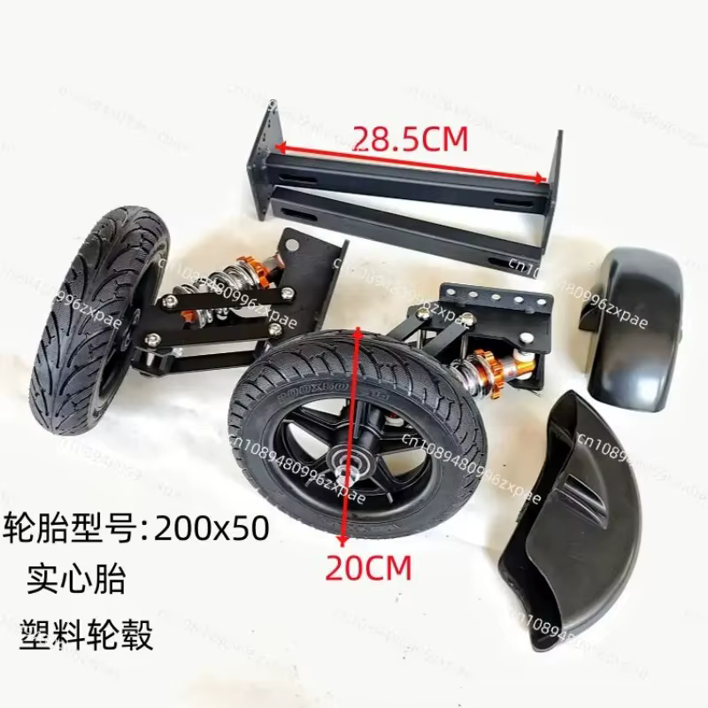 Roue auxiliaire pour véhicule électrique, roue d'équilibrage pour voiture à batterie, roue anti-chut