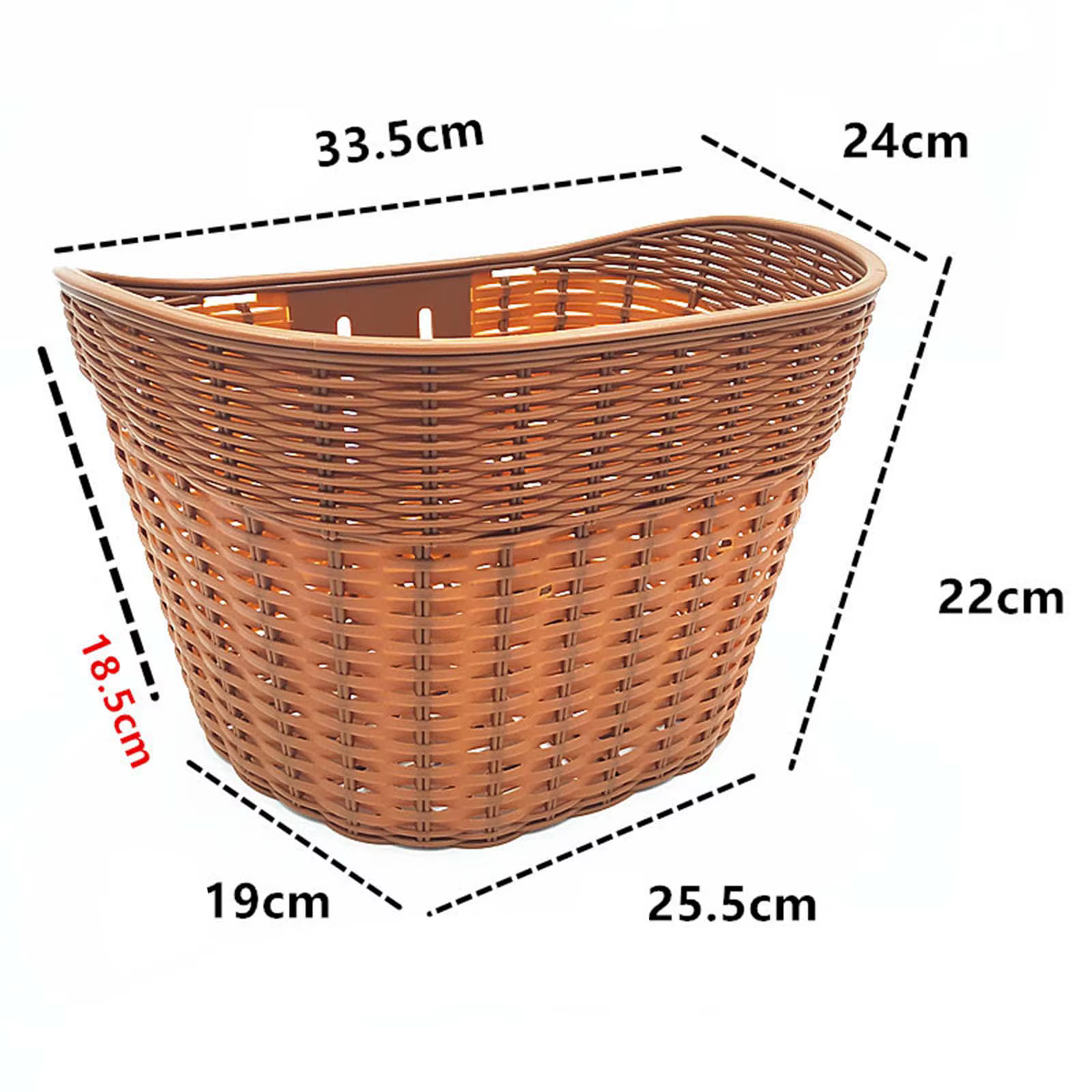 Panier de rangement de vélo avant Portable, facile à installer, panier de guidon détachable pour adu