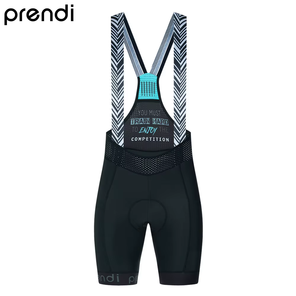 PRENDI – cuissard à bretelles pour hommes, coussin de Gel, Cool, serré avec poches, vêtements de Spo