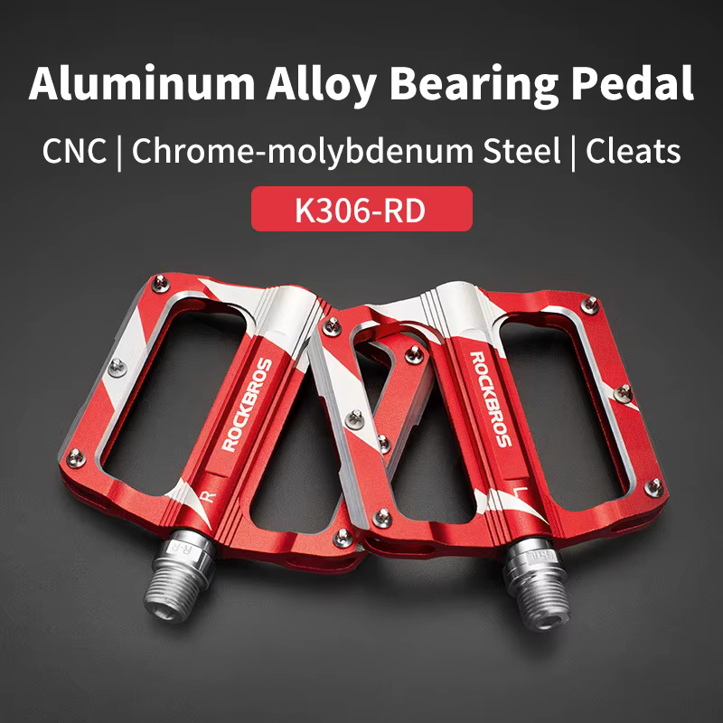 Pédales de vélo de montagne ROCKBROS, pédales de vélo ultralégères en alliage d'aluminium, pédales d
