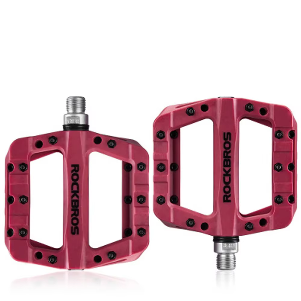 Pédales de vélo de montagne ROCKBROS, pédales à roulements en nylon, pédales en acier au molybdène 9