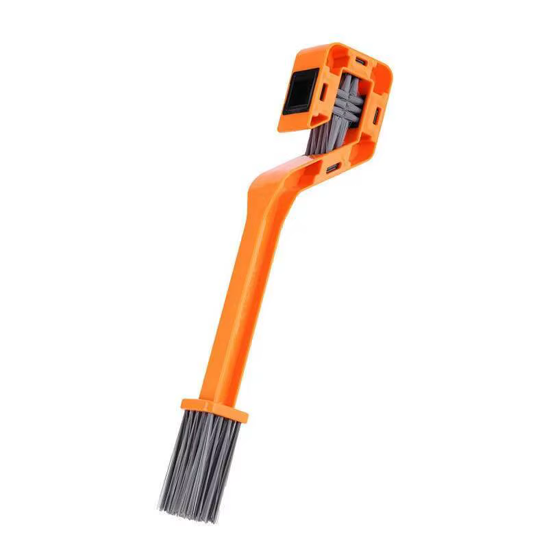 Brosse de nettoyage de chaîne de vélo à double tête, nettoyeur de chaîne de vélo multifonction, bros