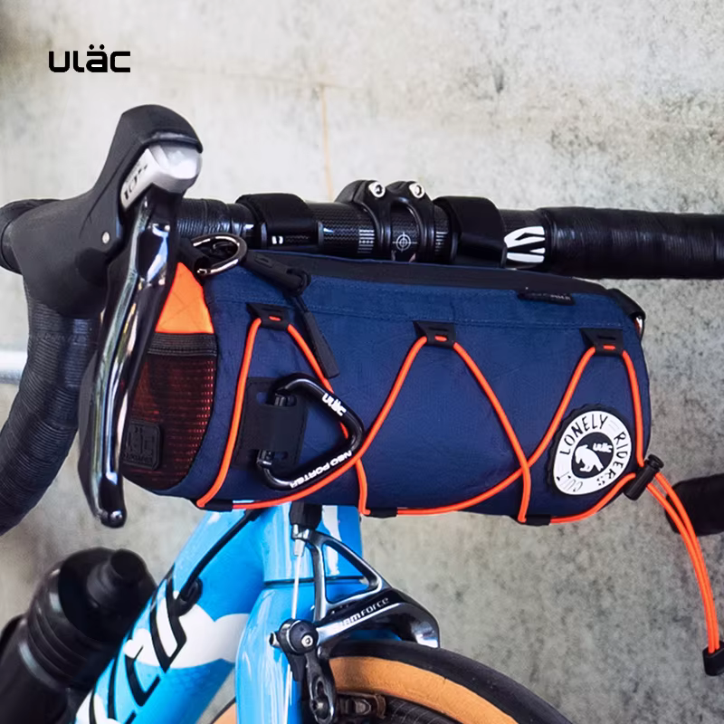 Sac de guidon de vélo Ulac, grande capacité 1,7 L, résistant à l'usure, sacoche de vélo de montagne,