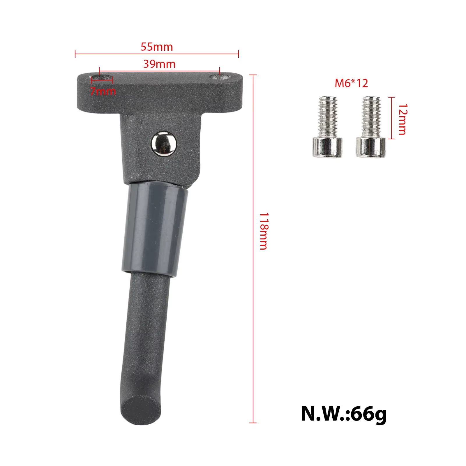 Béquille 4pro pour Scooter électrique Xiaomi 4 Pro, Support de pied en alliage d'aluminium avec vis,