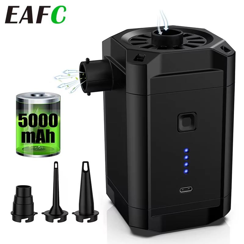 Pompe à Air électrique, gonfleur, compresseur d'air, batterie Rechargeable, Portable pour matelas de