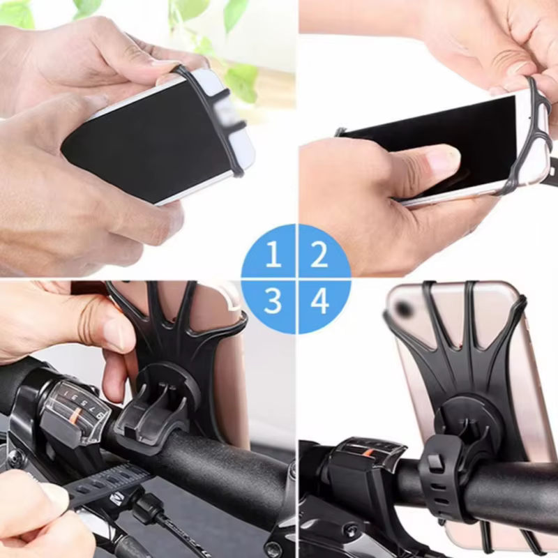 Support de sangle en Silicone support de téléphone de vélo universel support de téléphone portable e